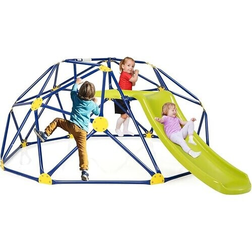 Tweedekans Coast Climbing Dome & Slide klimframe in Dome -vorm 241,5 x 183 x 91,5 cm rood Tweedehands