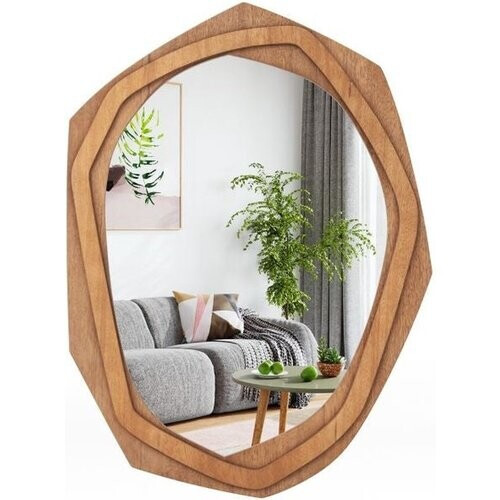 Tweedekans Coast Decoratieve Spiegel - Hout - 6kg - 89,5x66cm Tweedehands
