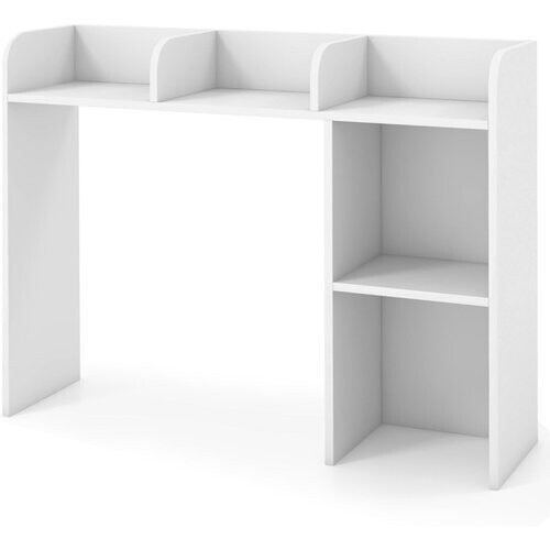 Tweedekans Coast Desk Plank Multifunctionele tafelplank gemaakt van houten 3 verdiepingen tellende presentatieplank voor computertafels wit Tweedehands