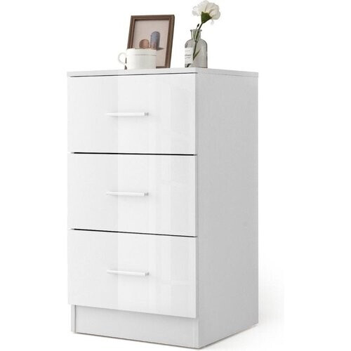 Tweedekans Coast Dossierkast - 3 Lades - MDF - Max. 55 kg - 37 x 34 x 67 cm - Wit Tweedehands