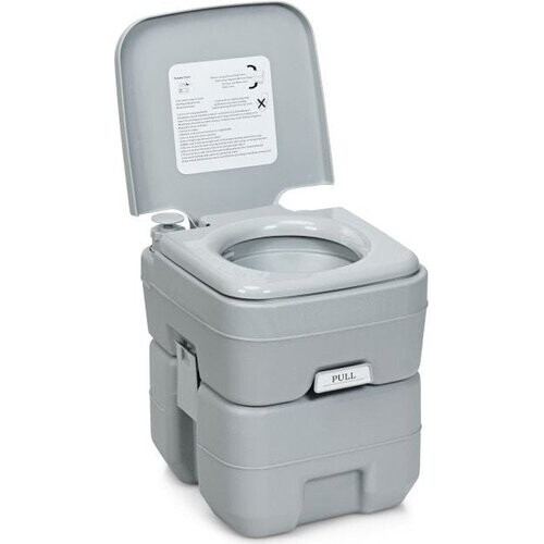 Tweedekans Coast Draagbaar Toilet – 20L – Afneembare Afvaltank – 42 x 36 x 43 cm Tweedehands