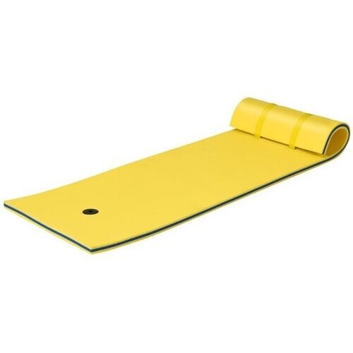 Tweedekans Coast Drijvende watermat met hoofdkussen - Zwembad en recreatie - Geel Tweedehands
