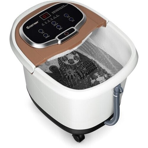 Tweedekans Coast Elektrisch Voetenbad met Massagefunctie - 500W - 37,5 x 46 x 38,5 cm -Bruin Tweedehands