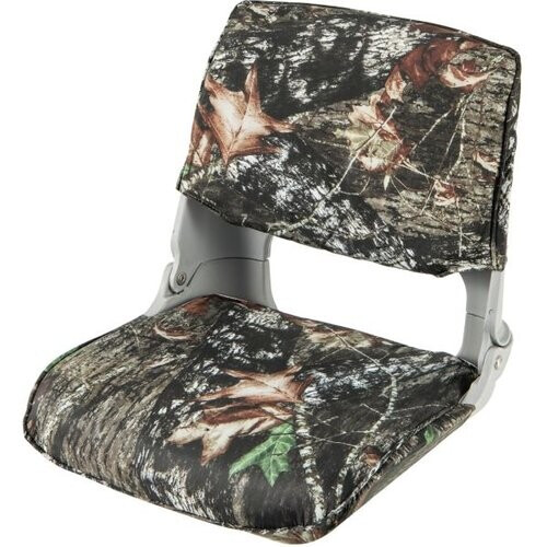 Tweedekans Coast Gewatteerde Bootstoel - Lage Rugleuning - Opvouwbaar - 4 Schroeven - 150 kg - Camouflage Tweedehands