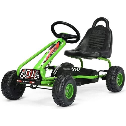Tweedekans Coast Go Kart - Skelter - Max 30kg - Met Handrem - 3-6 jaar - groen Tweedehands