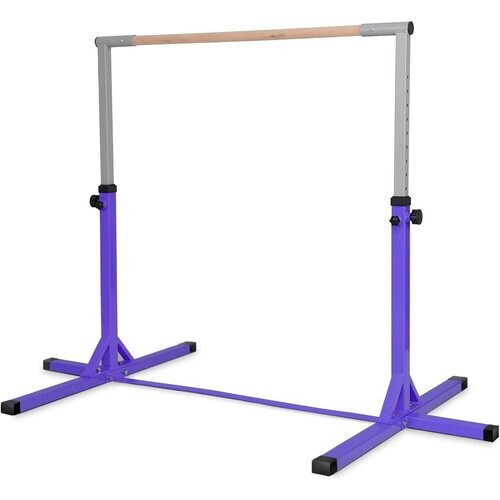 Tweedekans Coast Gymnastiekrek – Verstelbare Rekstok 91-150 cm – Draagvermogen 100 kg – 200 x 121 x 150 cm – Paars Tweedehands