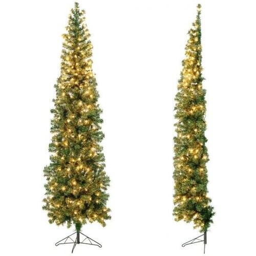 Tweedekans Coast Halve Kunstkerstboom met 150 LED-lampjes - 210 cm Tweedehands