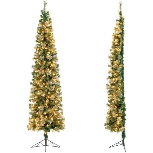 Tweedekans Coast Halve Kunstkerstboom met 150 LED-lampjes -210cm Tweedehands