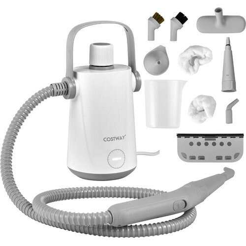 Tweedekans Coast Handstoomreiniger 1000W - 300ml Watercapaciteit en 10 Accessoires - Grijs/Wit Tweedehands