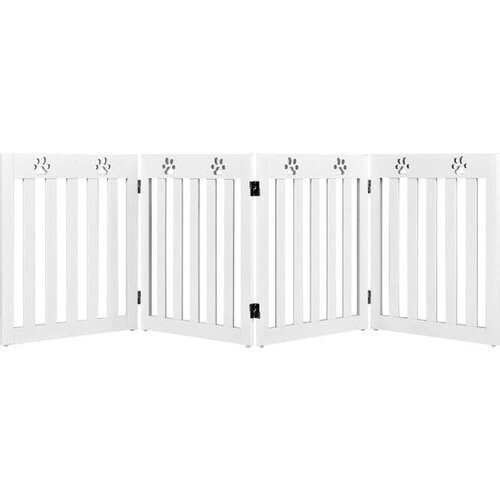 Tweedekans Coast Huisdierenhek - Hout - 60 cm - Opvouwbaar - Wit Tweedehands