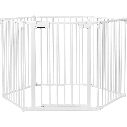 Tweedekans Coast Inklapbare Omheining - Nylon Plastic- 120 x 102 x 74cm - Wit Tweedehands