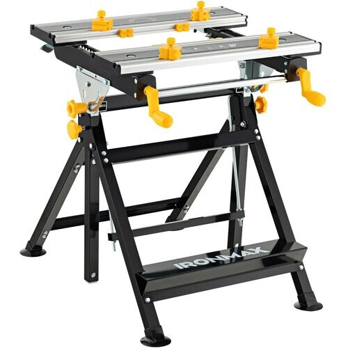 Tweedekans Coast Inklapbare Werkbank met 8 Schuifklemmen & 7 treden - 100 Kg Draagvermogen Tweedehands