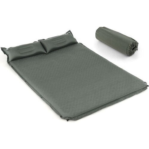 Tweedekans Coast Kampeermat 2-Persoons - Zelfopblazend - Waterdicht - 187 x 69 x 4 cm - Groen Tweedehands