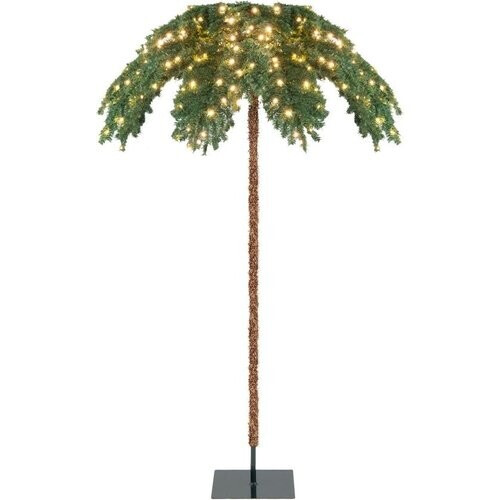 Tweedekans Coast Kerstboom Kerstpalm MET 250 Warme Witte LED -lichten - 813 takken - 180 cm Tweedehands