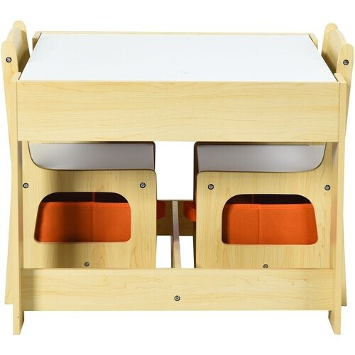 Tweedekans Coast Kindermeubelset 3 Delig - Tafel en 2 Stoelen - Multifunctioneel - Hout Tweedehands
