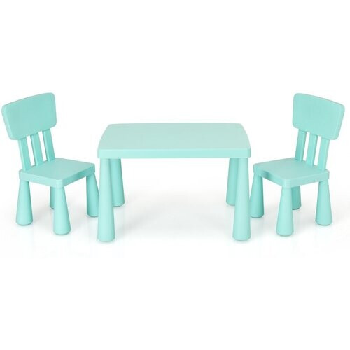 Tweedekans Coast Kindertafel INCL 2 stoelen - 1 tot 7 jaar - 76,5 x 54,5cm Tweedehands