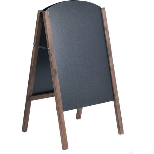 Tweedekans Coast Klantenstopper - Opvouwbaar Reclamebord - 80 x 45 x 6 cm - Zwart Tweedehands