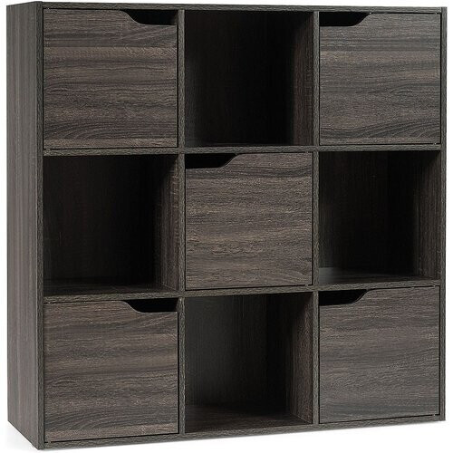 Tweedekans Coast Kubus Opbergkast 4 Kubussen en 5 Kasten - 90 x 29 x 90 cm - Grijs Tweedehands