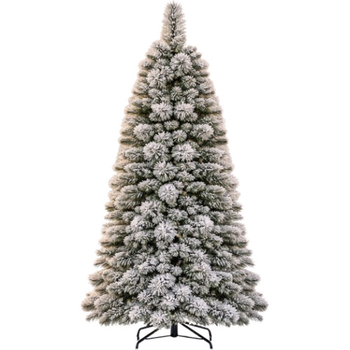 Tweedekans Coast Kunstkerstboom met LED verlichting – 150 cm – groen/wit – winterlook Tweedehands