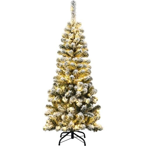 Tweedekans Coast Kunstkerstboom Met Sneeuw EN 150 LED Lampjes - 135cm Tweedehands