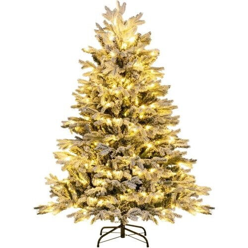 Tweedekans Coast Kunstkerstboom met Sneeuw en 200 LED-lampjes - 146cm Tweedehands