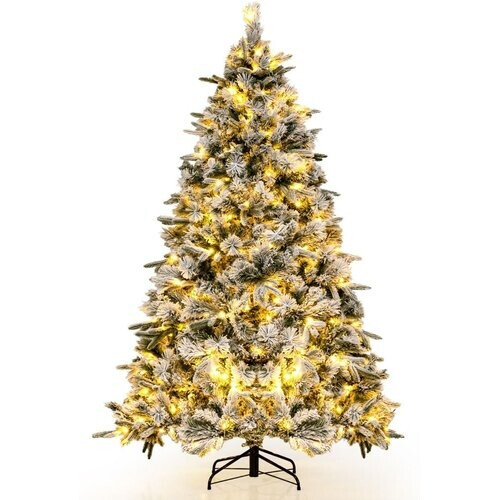 Tweedekans Coast Kunstkerstboom met Sneeuw en 250 warmwitte LED-lampjes - 180cm Tweedehands