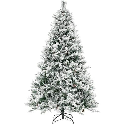 Tweedekans Coast Kunstkerstboom met Sneeuw en Kleurrijke LED-lampjes - 8 verschillende lichtmodi - 180cm Tweedehands