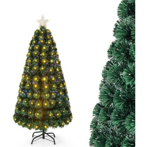 Tweedekans Coast Kunstkerstboom met Warm Witte LED-lampjes en Verlichte Ster - 150cm Tweedehands