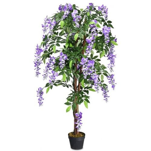 Tweedekans Coast kunstmatige plant bruikbare kunstmatige palmkunstboom 150 cm paars Tweedehands