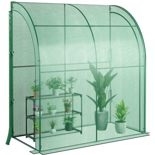 Tweedekans Coast Kweekkas - 198,5 x 98 x 215 cm - Groen Tweedehands