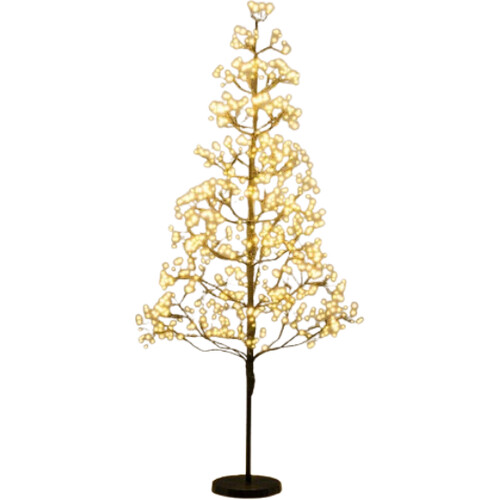 Tweedekans Coast Lichtboom Kunstboom met Verlichting – 120 cm – 800 Warm Witte LED-lampjes – Zwart Tweedehands