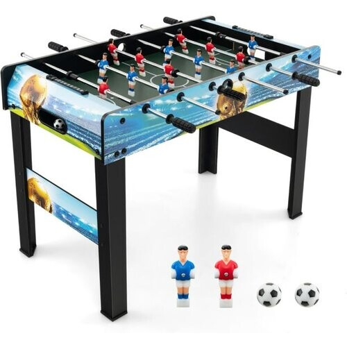 Tweedekans Coast Mini Tafelvoetbalspel - Inclusief 2 balletjes - met Puntenteller en Afneembare Poten - 94 x 51 x 68,5 cm Tweedehands