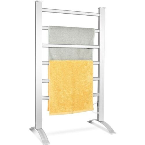 Tweedekans Coast Multifunctionele Elektrische Handdoekverwarmer - Zilver - 53 x 35 x 90cm Tweedehands