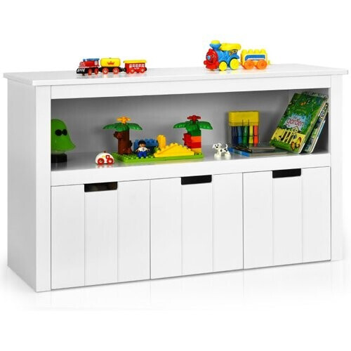 Tweedekans Coast Opbergkast met 3 Lades - 101 x 33 x 62 cm - Wit Tweedehands