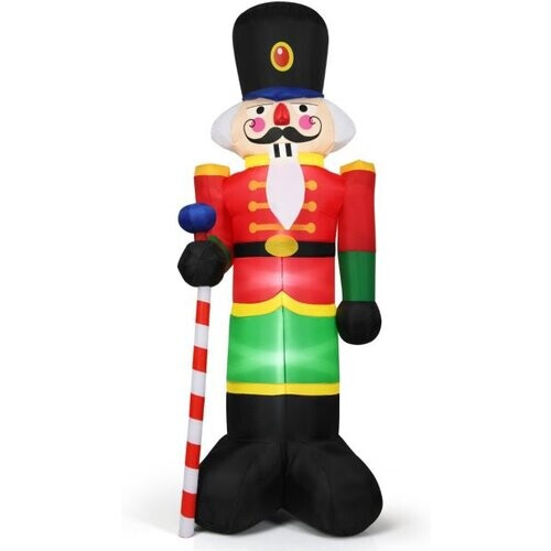 Tweedekans Coast Opblaasbare Kerstmis Notenkraker - 3 Led Lampjes - Incl. Ventilator - 2,4M Tweedehands