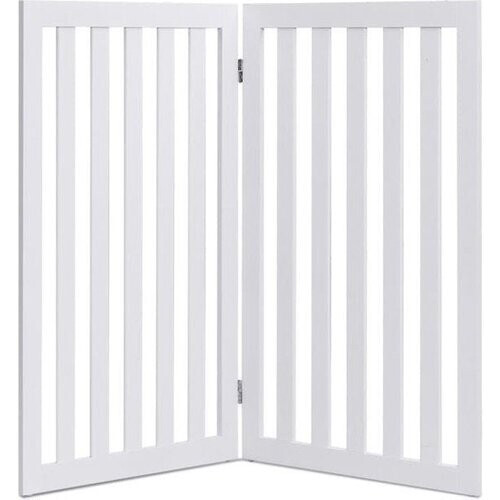 Tweedekans Coast - Opvouwbare Honden Barrière - 89 cm Hoog - 2 Panelen - Wit Tweedehands