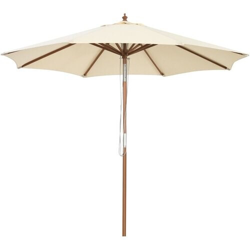 Tweedekans Coast Parasol met 8 Baleinen Kantelbaar - Beige - 300 cm Tweedehands