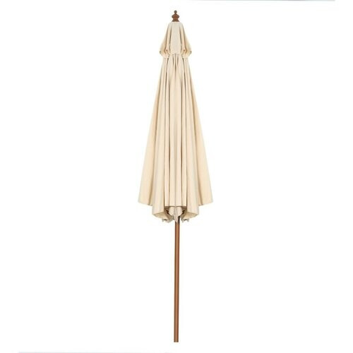 Tweedekans Coast Parasol met 8 Baleinen Kantelbaar - Beige - 300 x 258 cm Tweedehands
