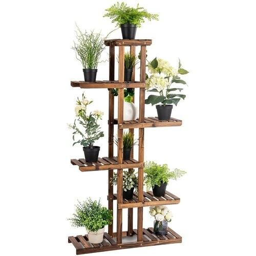 Tweedekans Coast Plantentrap - Hout Natuurlijk - 75x25x140cm Tweedehands