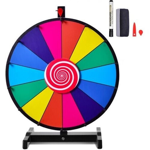 Tweedekans Coast Rad van Fortuin - Draaiwiel - Zelf Schrijven - Ø60 cm - 14 vakjes Tweedehands