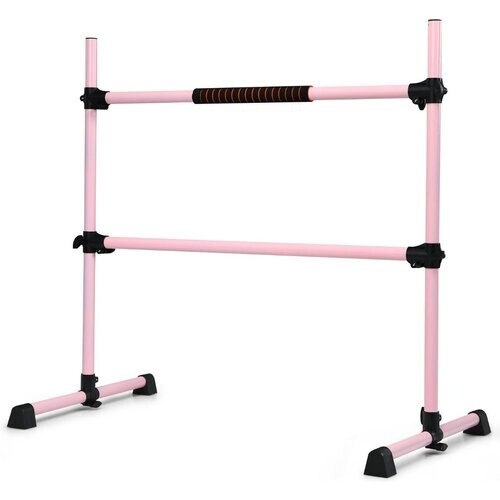 Tweedekans Coast Rekstok In Hoogte Verstelbaar - Dubbele Stang - 120 cm - Roze Tweedehands
