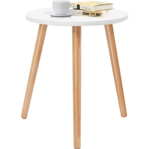 Tweedekans Coast salontafel bijzettafel eettafel keukentafel nachtkastje hout hout wit Tweedehands