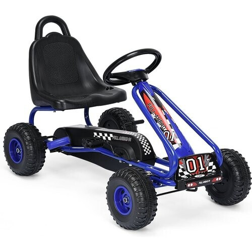 Tweedekans Coast Skelter – Met Handrem & Verstelbare Zitting – Draagvermogen 30 kg – 92 x 50 x 53 cm – Blauw Tweedehands