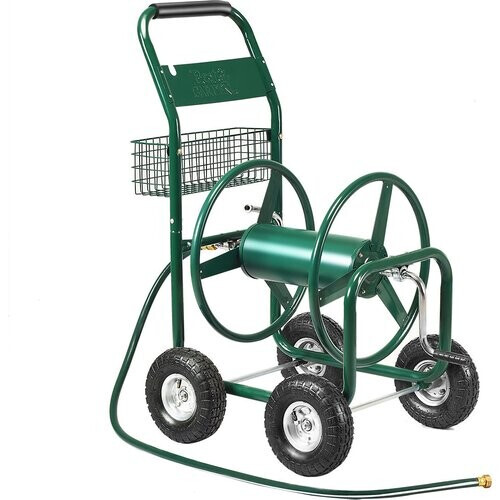 Tweedekans Coast Slanghaspel op Wielen Incl. Opbergmandje - Metaal - 96 x 62 x 113 cm Tweedehands