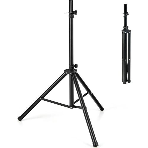 Tweedekans Coast Speakerstatief – Verstelbaar tot 183 cm – max. 50 kg – 12 x 12 x 97 cm – Zwart Tweedehands