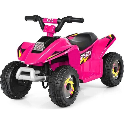 Tweedekans Coast Stroller Mini Electroquad 6V - Elektrische Kinderquad Roze - 75 x 50 x 45 cm - 2,8-4,6 km/u Tweedehands