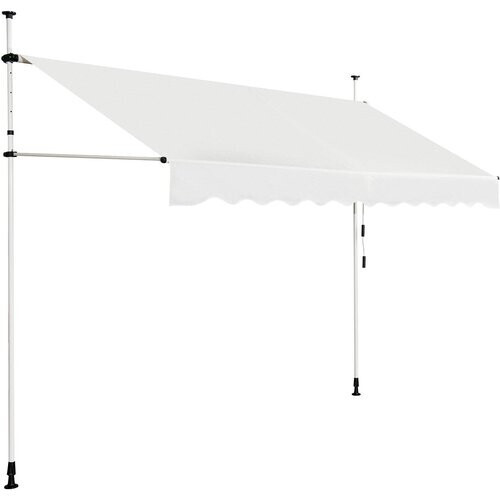 Tweedekans Coast Telescopisch zonnescherm Intrekbaar zonnescherm voor tuin 300 x 120 cm Beige Tweedehands