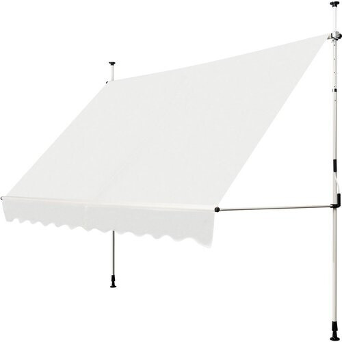 Tweedekans Coast Telescopische Zonluifel - Uitschuifbaar - 300 x 120 cm - Beige Tweedehands