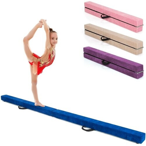 Tweedekans Coast Turnbalk Evenwichtsbalk - Suède Blauw - 210 cm x 10 cm x 8 cm Tweedehands