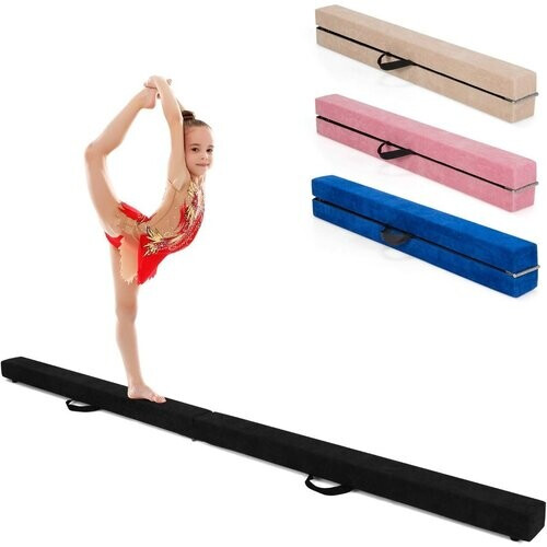 Tweedekans Coast Turnbalk Evenwichtsbalk - Suède Zwart - 210 cm x 10 cm x 8 cm Tweedehands